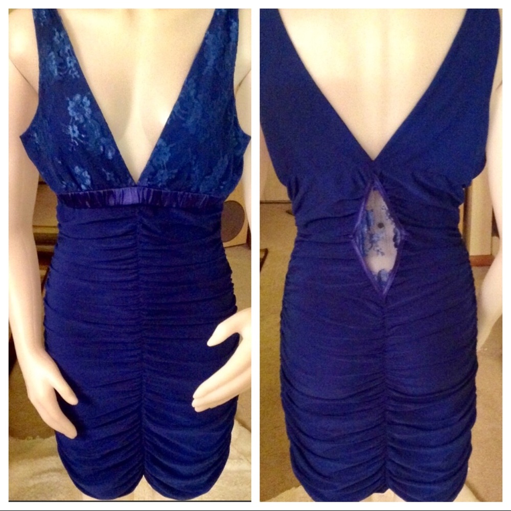 Women's dress by Body Central size L Navy